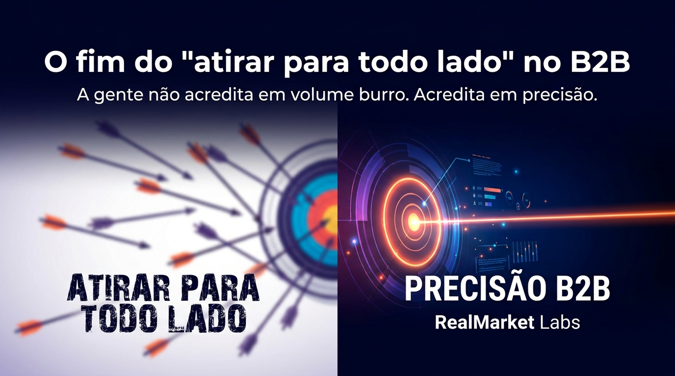 Editorial cover for O fim do "atirar para todo lado" no B2B